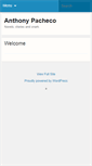 Mobile Screenshot of anthony-pacheco.com